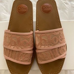 Chloé slides size 9